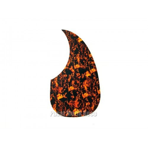RM F15 Acoustic Guitar Pickguard, Brown - Reco Music Malaysia