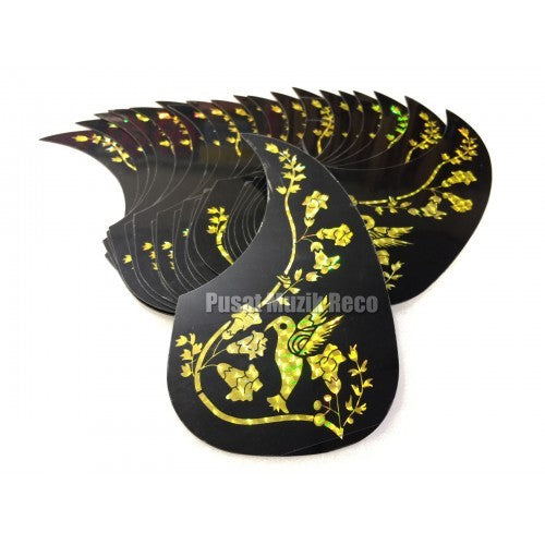 RM A11 Acoustic Guitar Pickguard, Gold Bird - Reco Music Malaysia