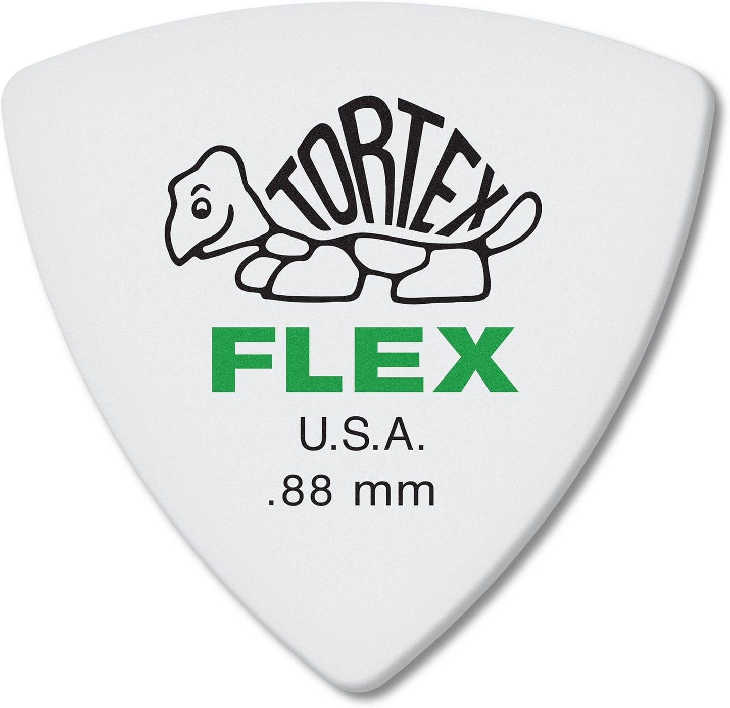 Jim Dunlop 456R088 0.88mm Tortex FLEX Triangle Guitar Pick (5-Pack) - Reco Music Malaysia
