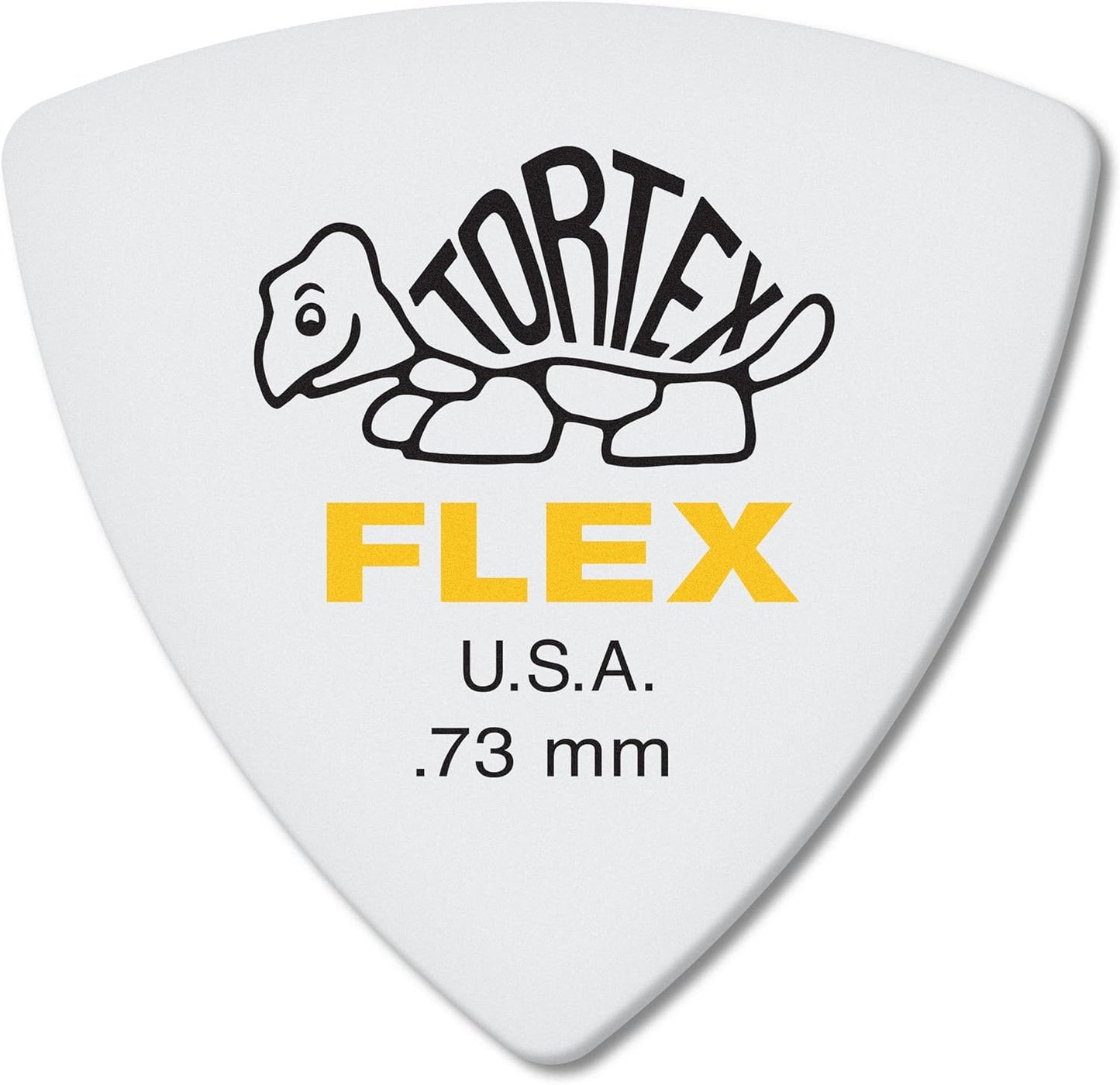 Jim Dunlop 456R073 0.73mm Tortex FLEX Triangle Guitar Pick (5-Pack) - Reco Music Malaysia