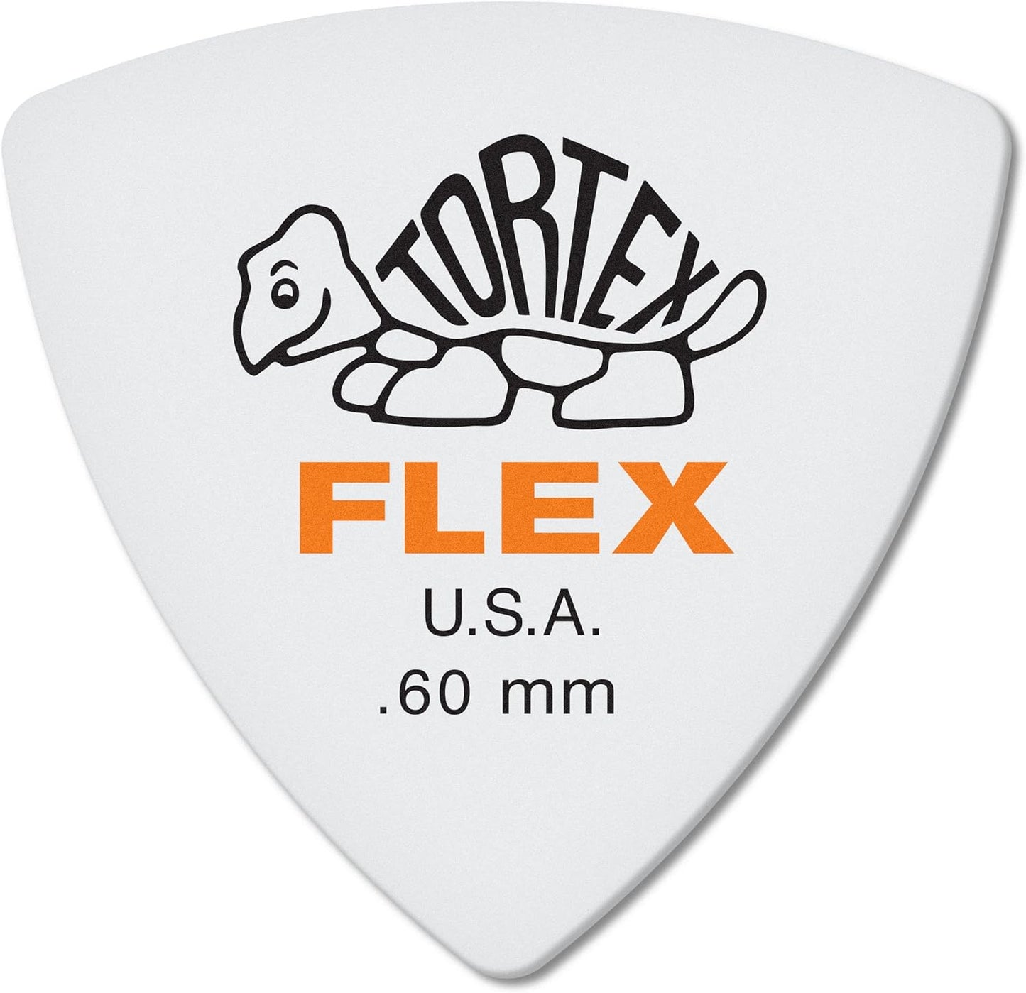 Jim Dunlop 456R060 0.60mm Tortex FLEX Triangle Guitar Pick (5-Pack) - Reco Music Malaysia