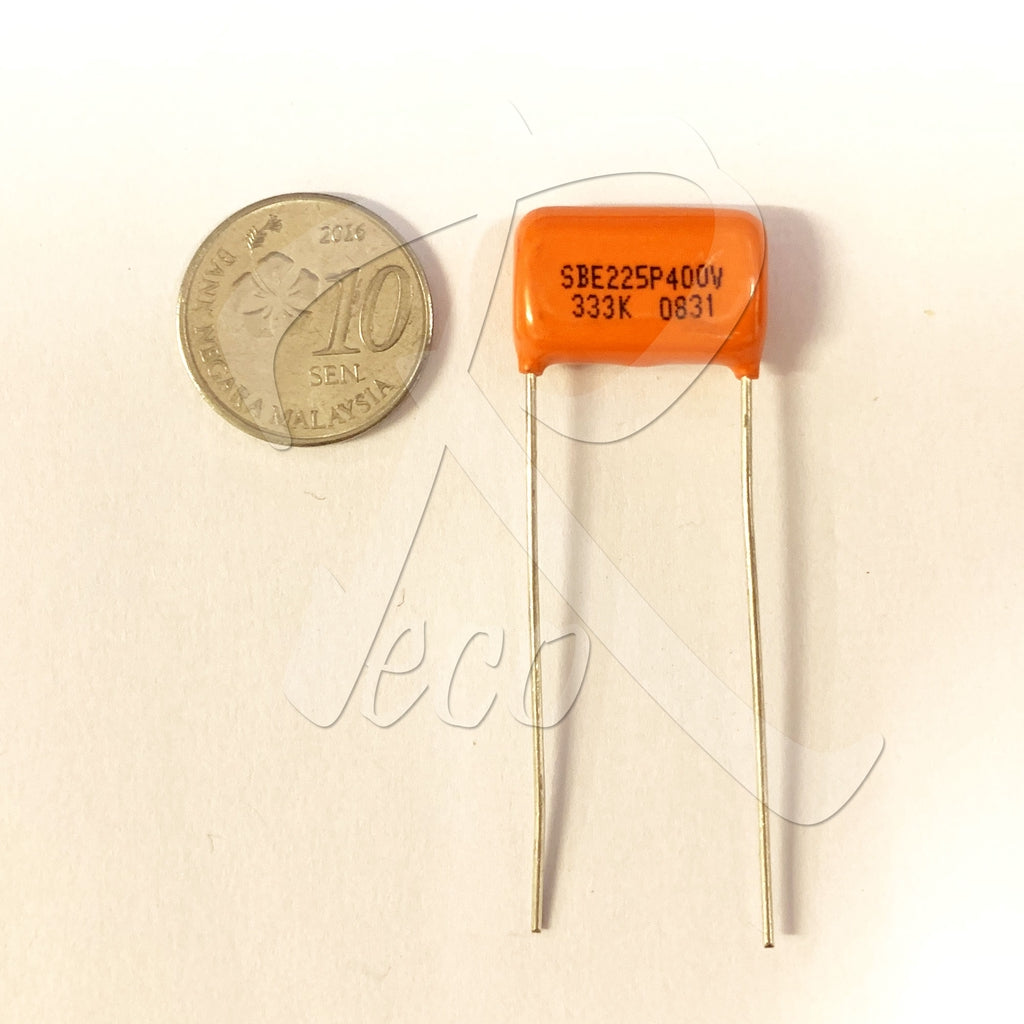 CDE Sprague 333K 0.033UF 400V Guitar Orange Drop Capacitor - Reco Music Malaysia