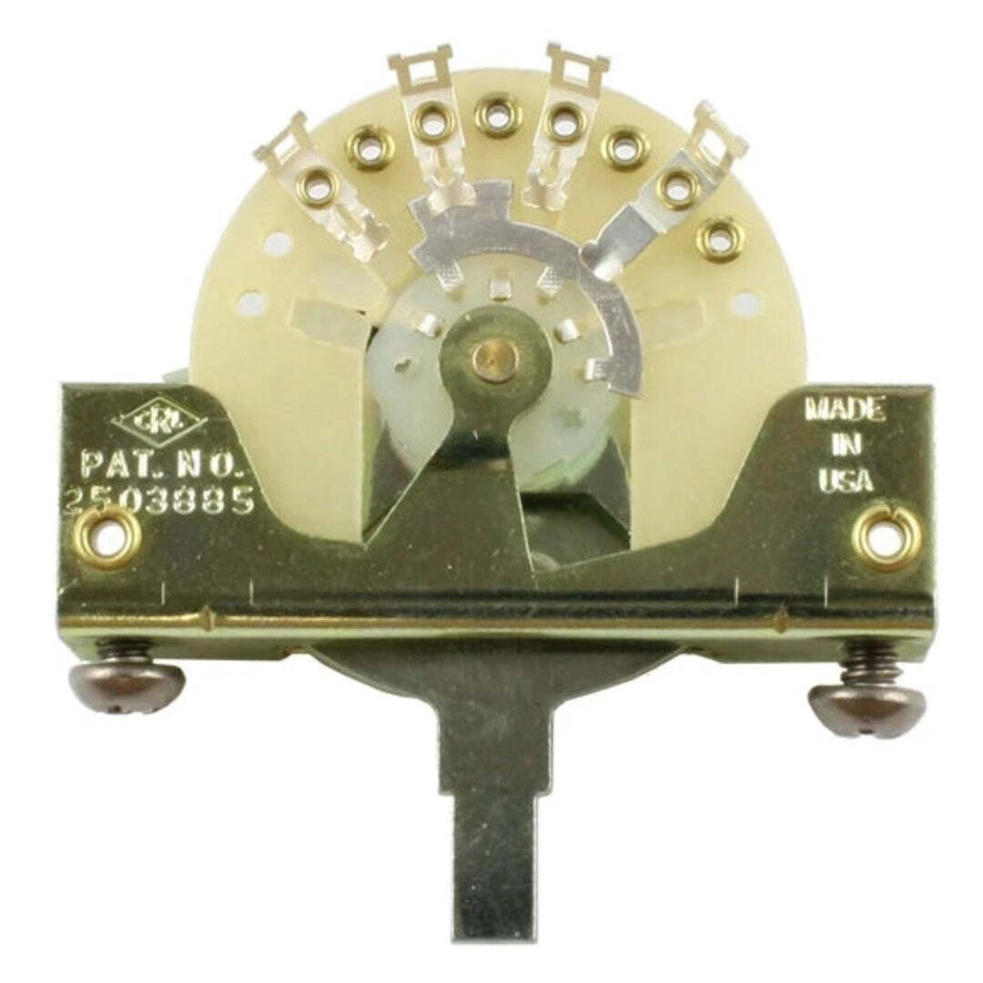 Allparts EP-0076-000 CRL 5 Way Pickup Selector Switch CRL 5-Way Blade Guitar Switch 5 Way Strat Guitar Selector Switch - Reco Music Malaysia