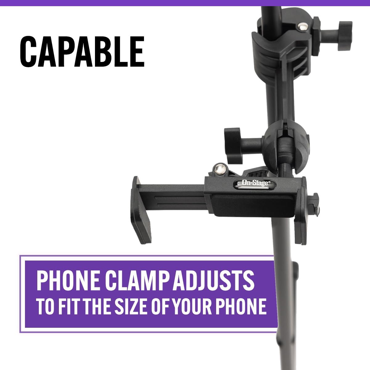 On Stage TCM500 Smartphone Holder Smart Phone Mic Stand Holder Pemegang Phone Music Stand