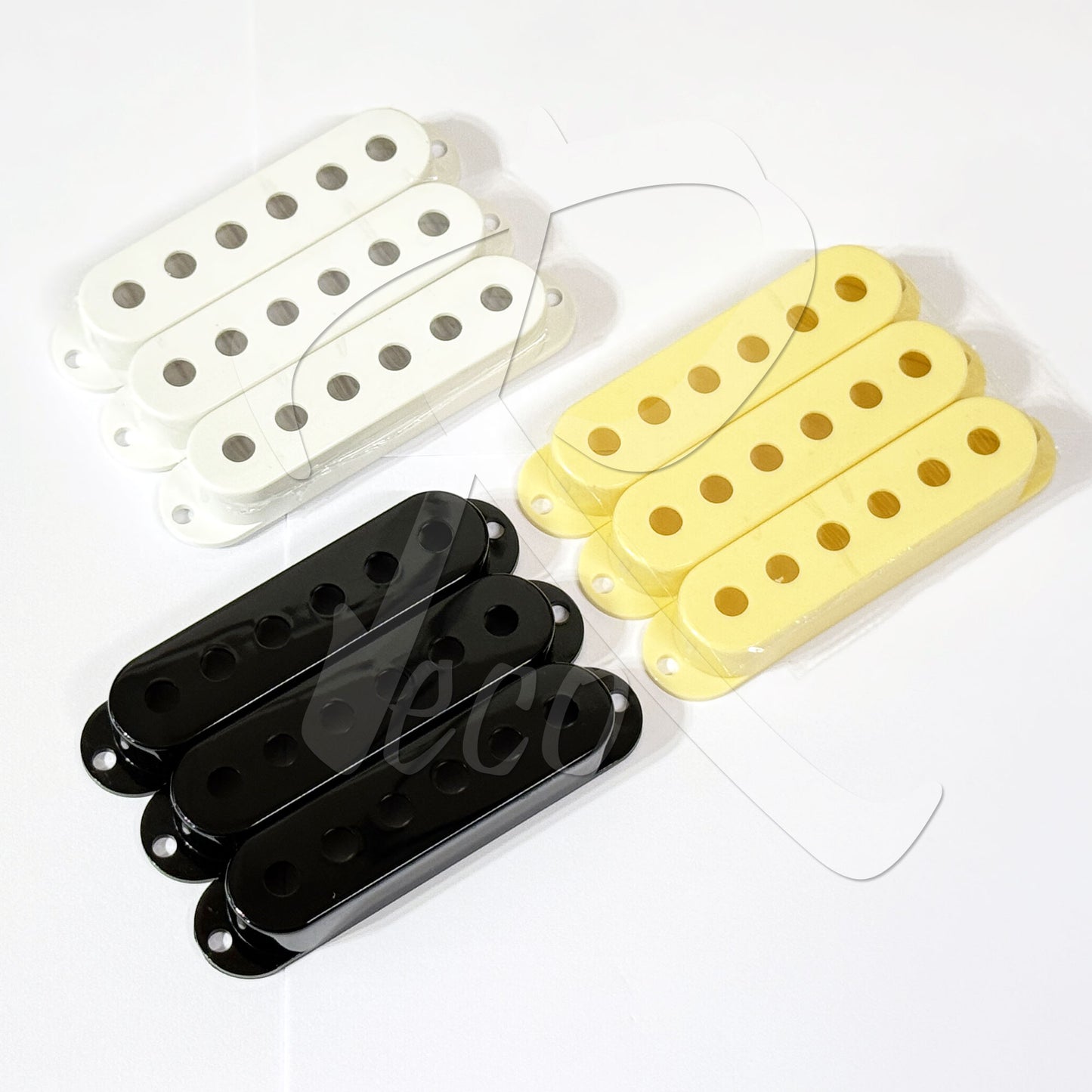 RM Electric Guitar SSS Plastic Pickup Cover For USA Mexico Strat 3x52.5mm