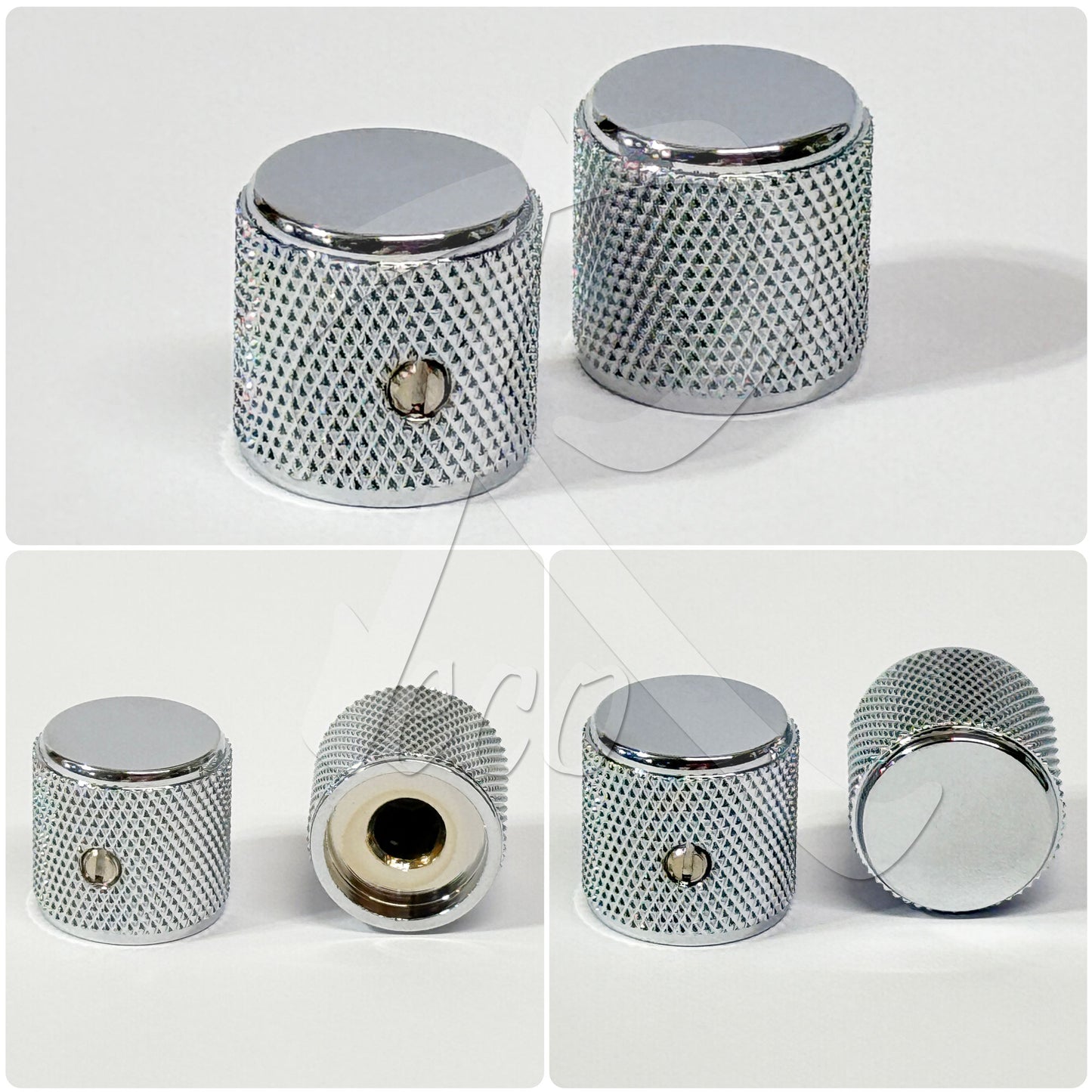 RM HQ Electric Guitar Aluminum Flat Top Knob Volume Tone Control Knob Fender Mexico Player Tele Style - Reco Music Malaysia