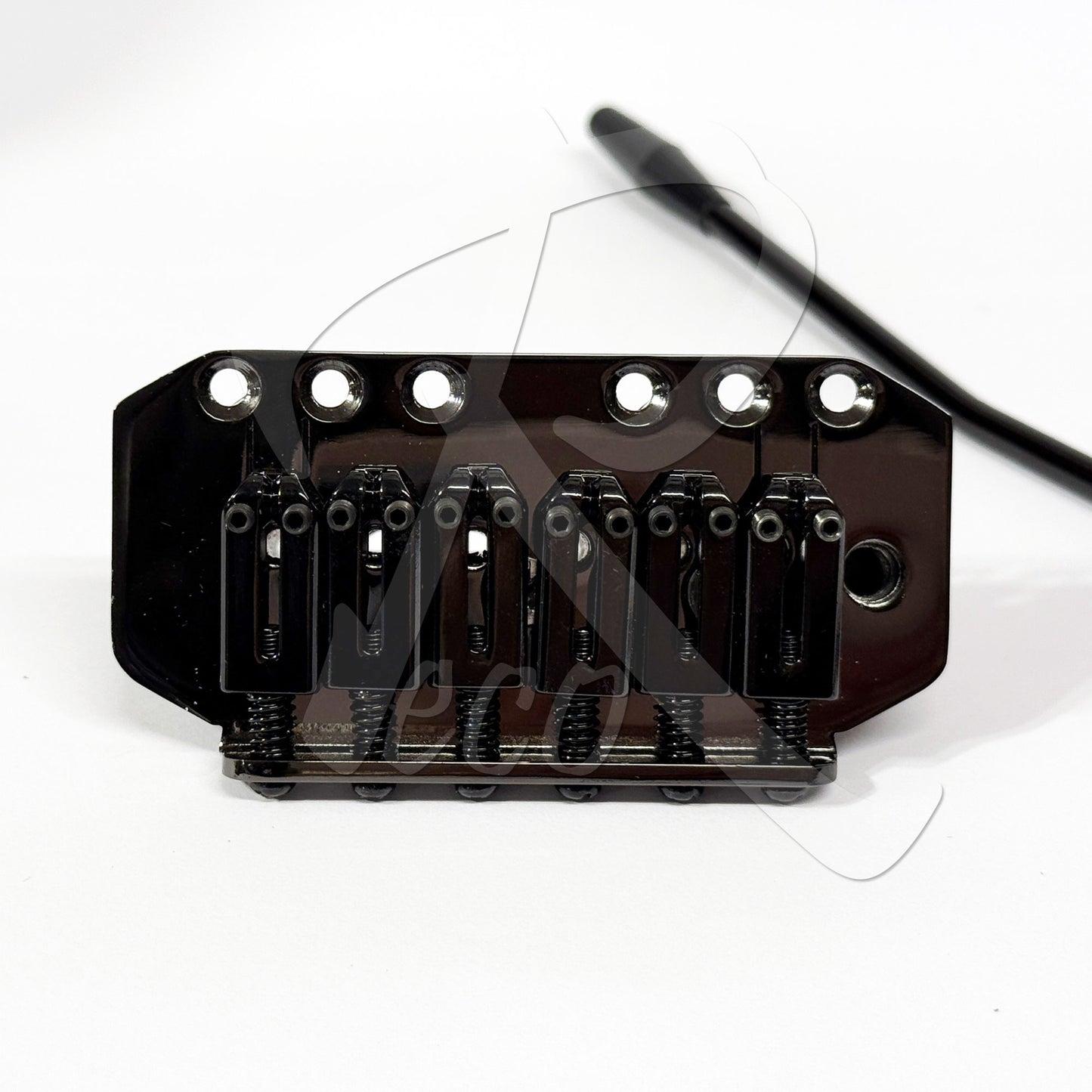 RM RT1499 IB Electric Guitar Tremolo Bridge System Set Chrome / Black - Reco Music Malaysia