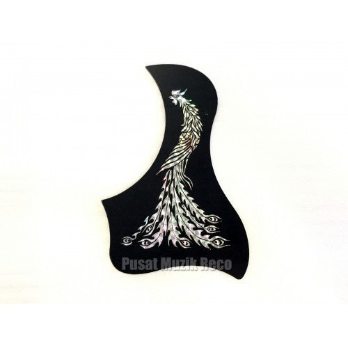 RM E12 Acoustic Guitar Pickguard, Silver Phoenix - Reco Music Malaysia
