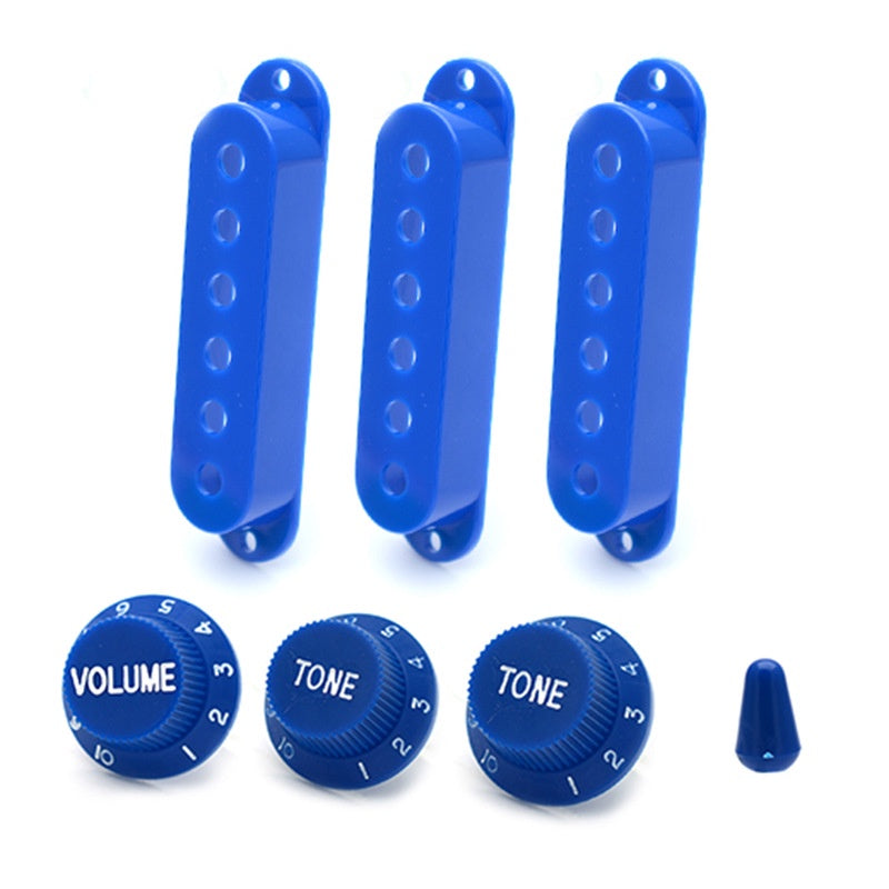 RM GM5320 Electric Guitar SSS Plastic Pickup Cover with Knob and Switch Tip 48mm 50mm 52mm