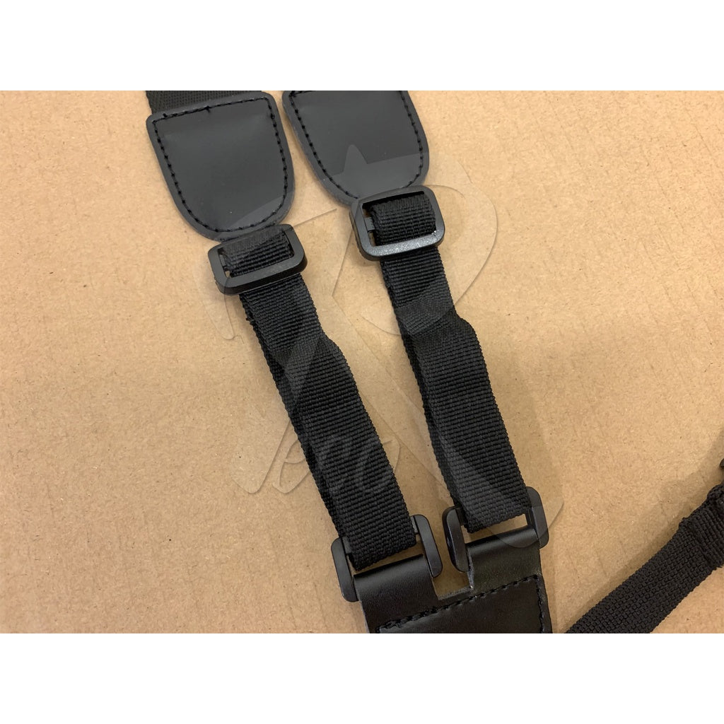 RM UK168 Adjustable Ukulele Shoulder Strap Simple Black Sling With Hook - Reco Music Malaysia