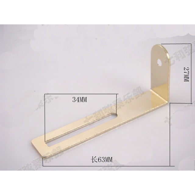 RM LP Electric Guitar Pickguard Bracket with Screw (Chrome, Black, Gold) - Reco Music Malaysia