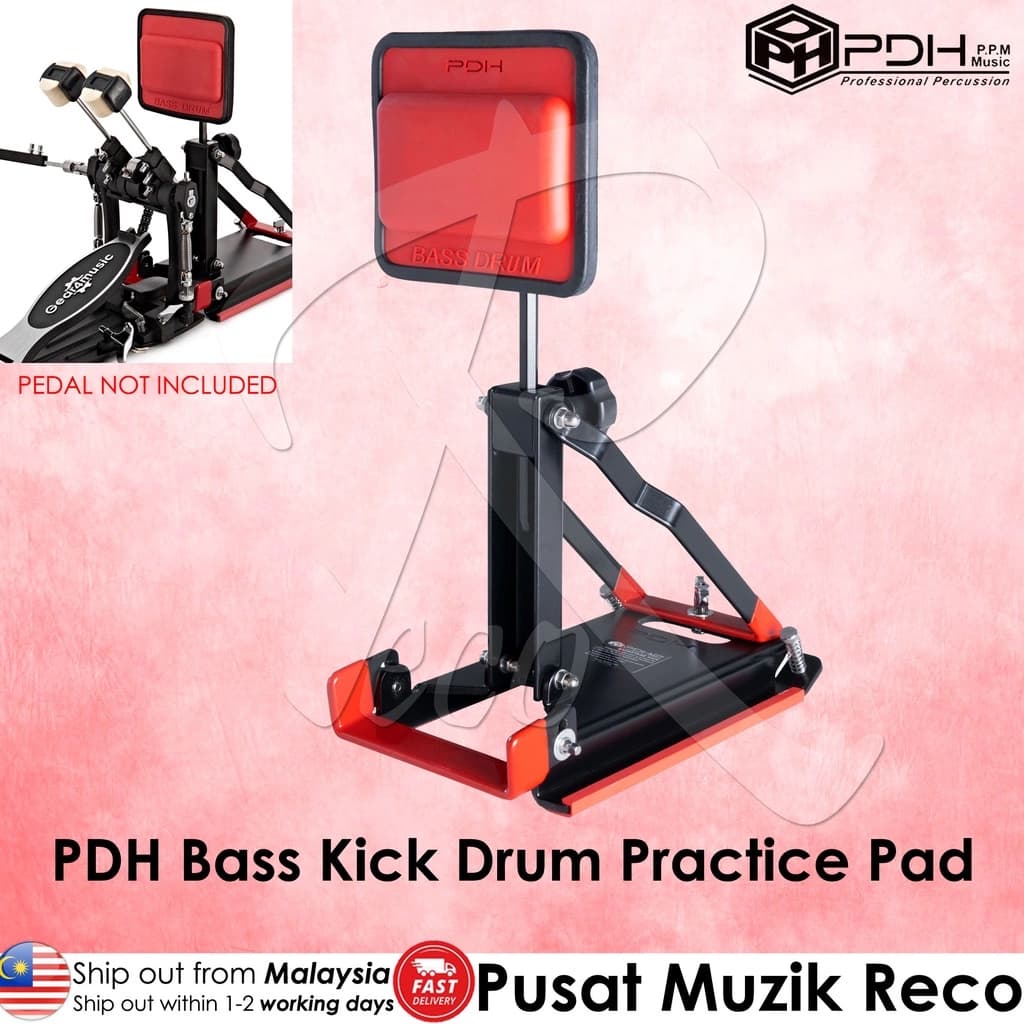 *PDH SW-605 Real Feel Bass Kick Drum Practice Pad Backstage Kick Pad - Reco Music Malaysia