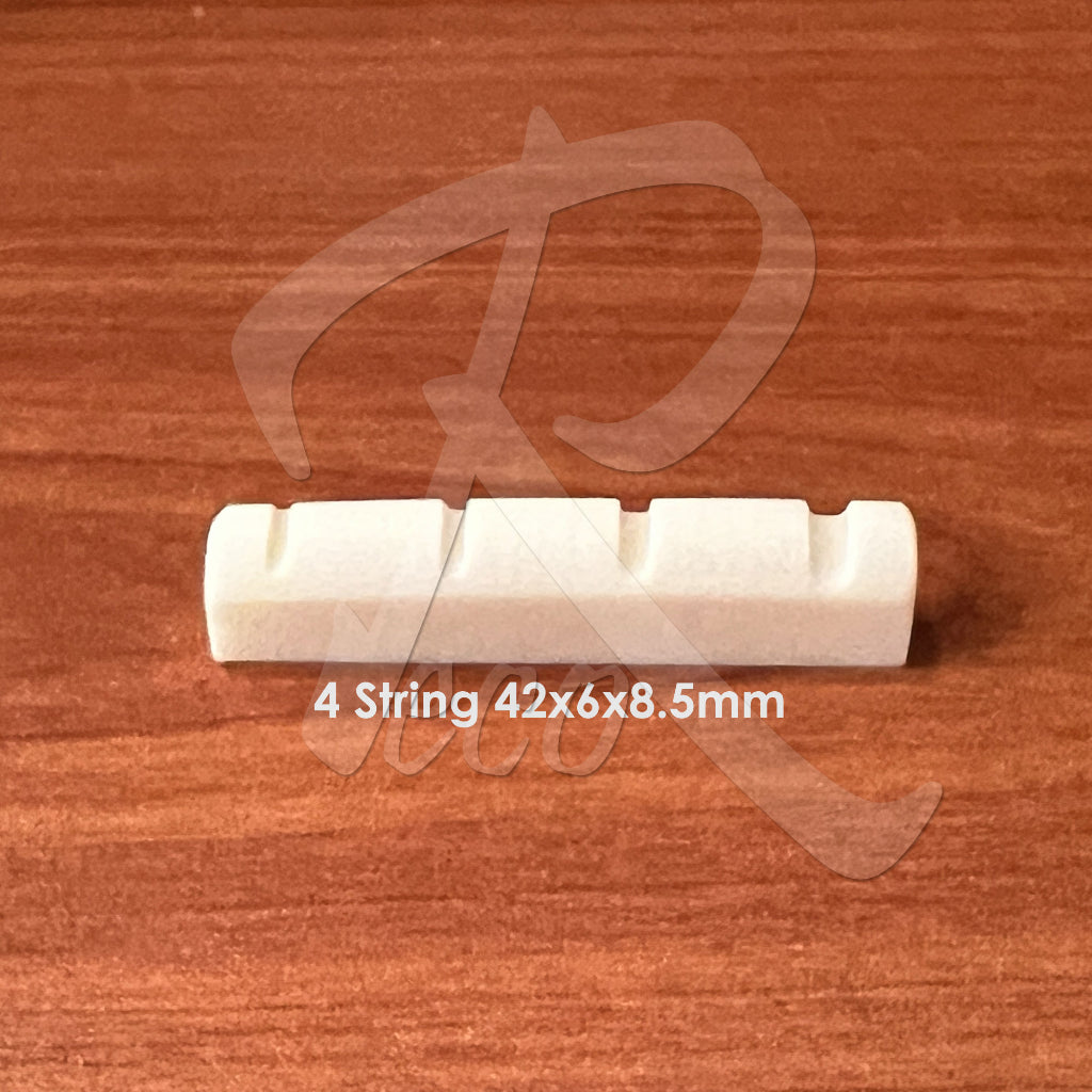 RM 4 STRING 5 STRING Electric BASS Guitar Top BONE Nut