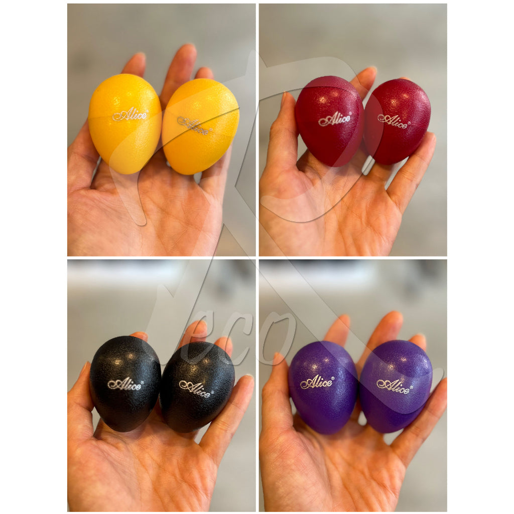 RM Color Egg Shaker Maracas Percussion (2pcs / PAIR) - Reco Music Malaysia