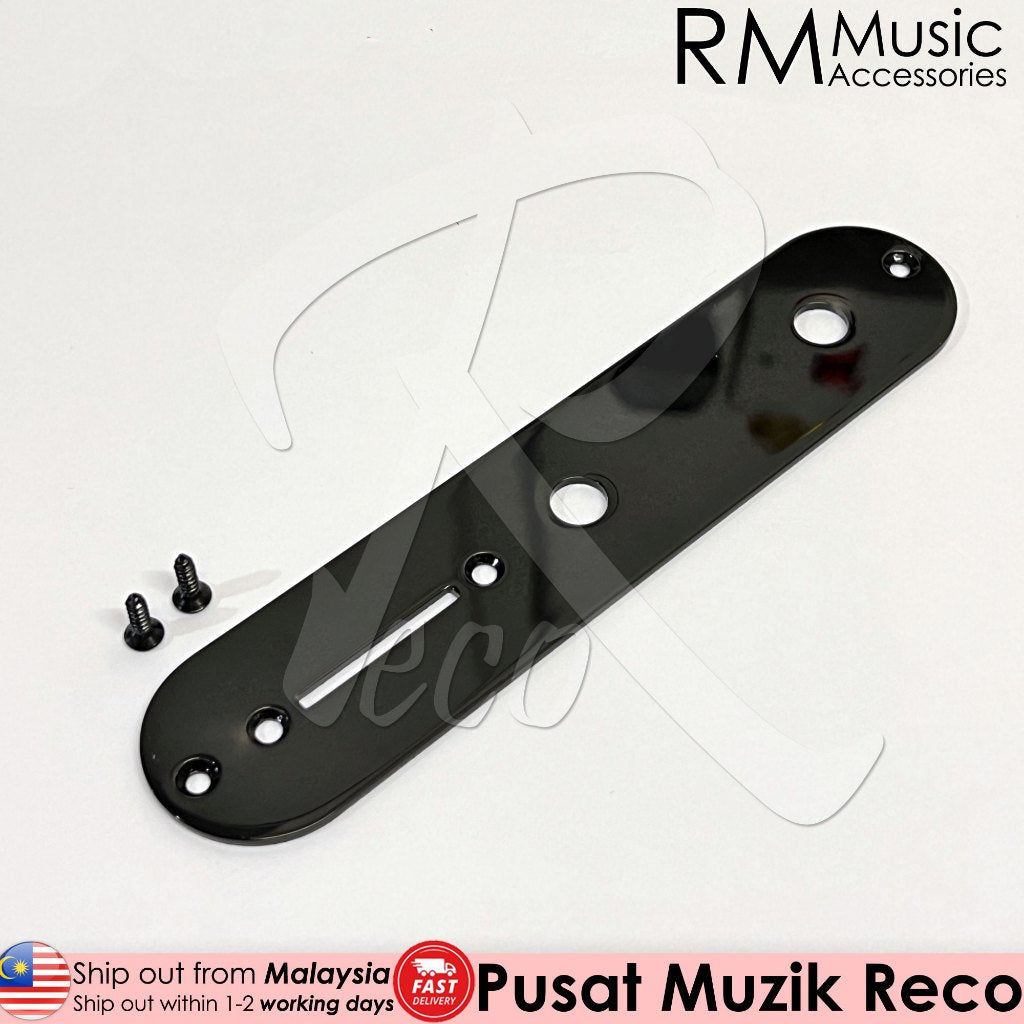 RM GM6763 Telecaster Control Plate Electric Guitar Chrome, Black, Gold