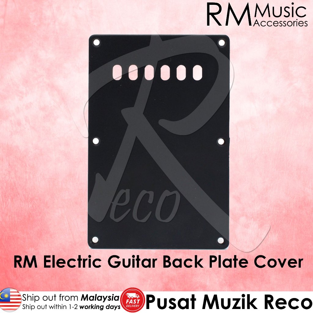 RM RBP5 Electric Guitar 3 Ply Pickguard Tremolo Cavity Back Plate Cover