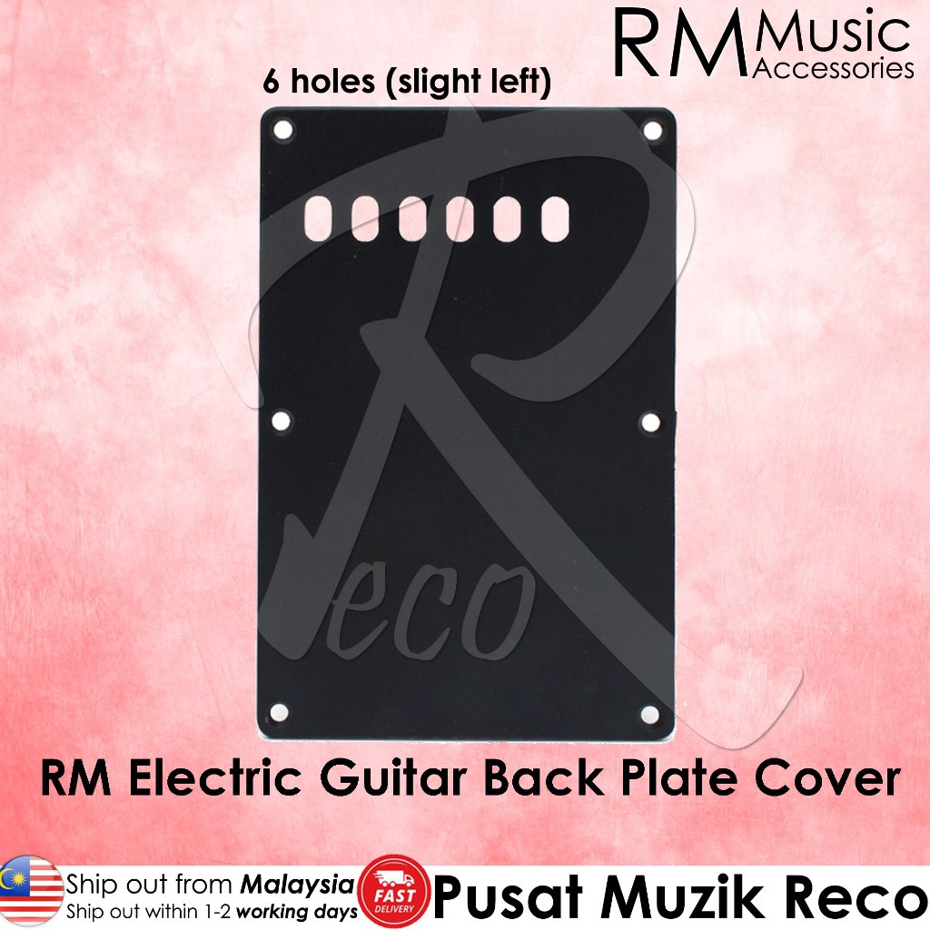 RM RBP5 Electric Guitar 3 Ply Pickguard Tremolo Cavity Back Plate Cover
