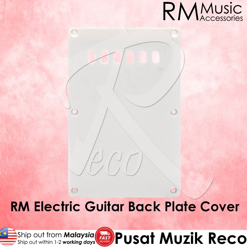 RM RBP5 Electric Guitar 3 Ply Pickguard Tremolo Cavity Back Plate Cover