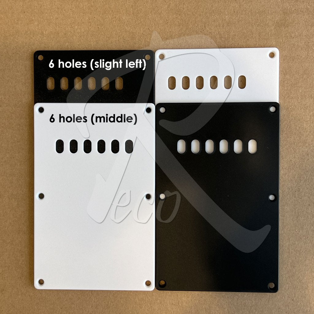 RM RBP5 Electric Guitar 3 Ply Pickguard Tremolo Cavity Back Plate Cover