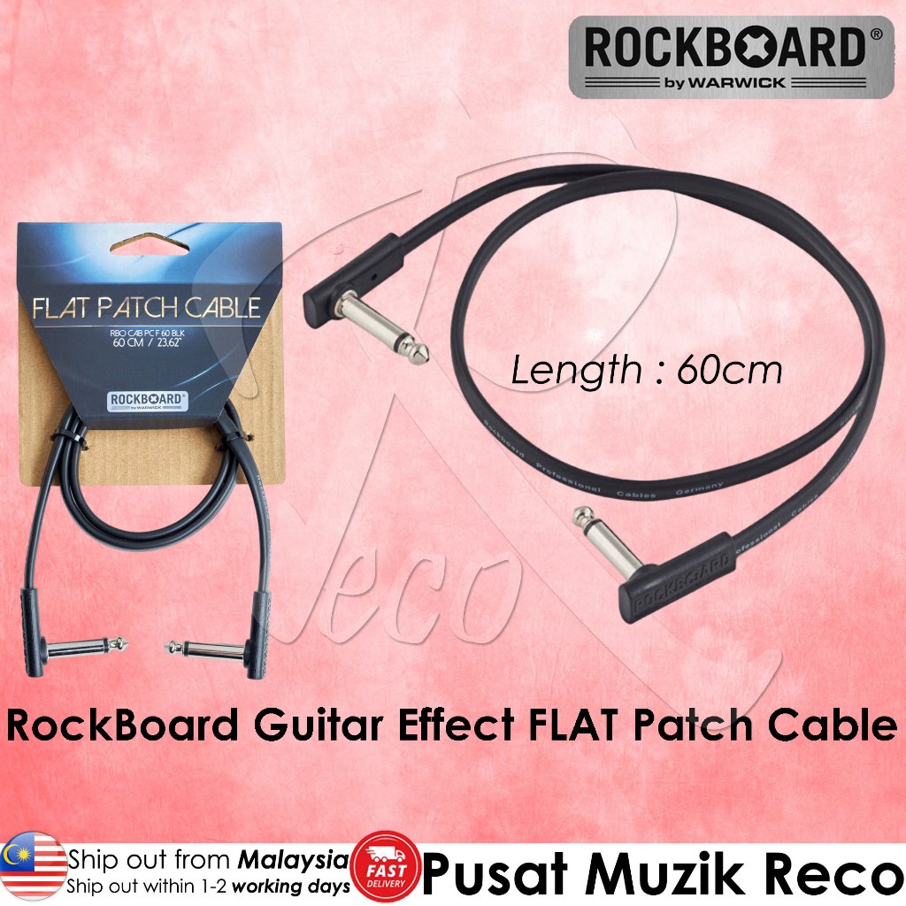 Warwick RockBoard Flat Patch Cable (5 cm / 10 cm / 20 cm / 30 cm / 45 cm / 60 cm)