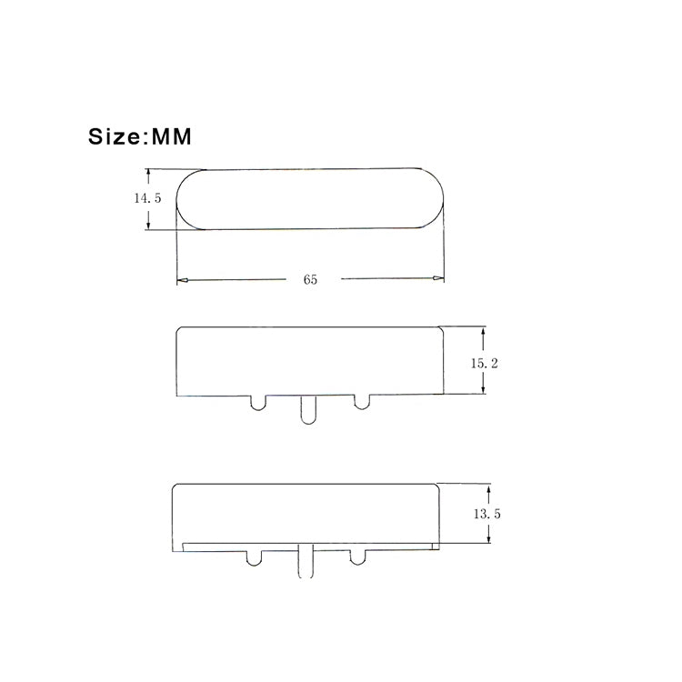 RM 7C-2794 Telecaster Electric Guitar Neck Pickup Metal Cover - Reco Music Malaysia