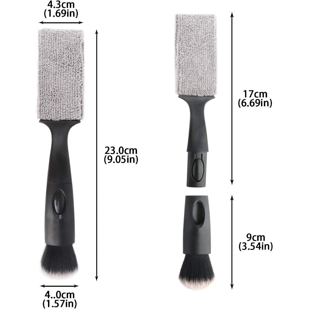 RM DD8079 Dual Head Guitar Instrument Cleaning Brush Dust Remover - Reco Music Malaysia