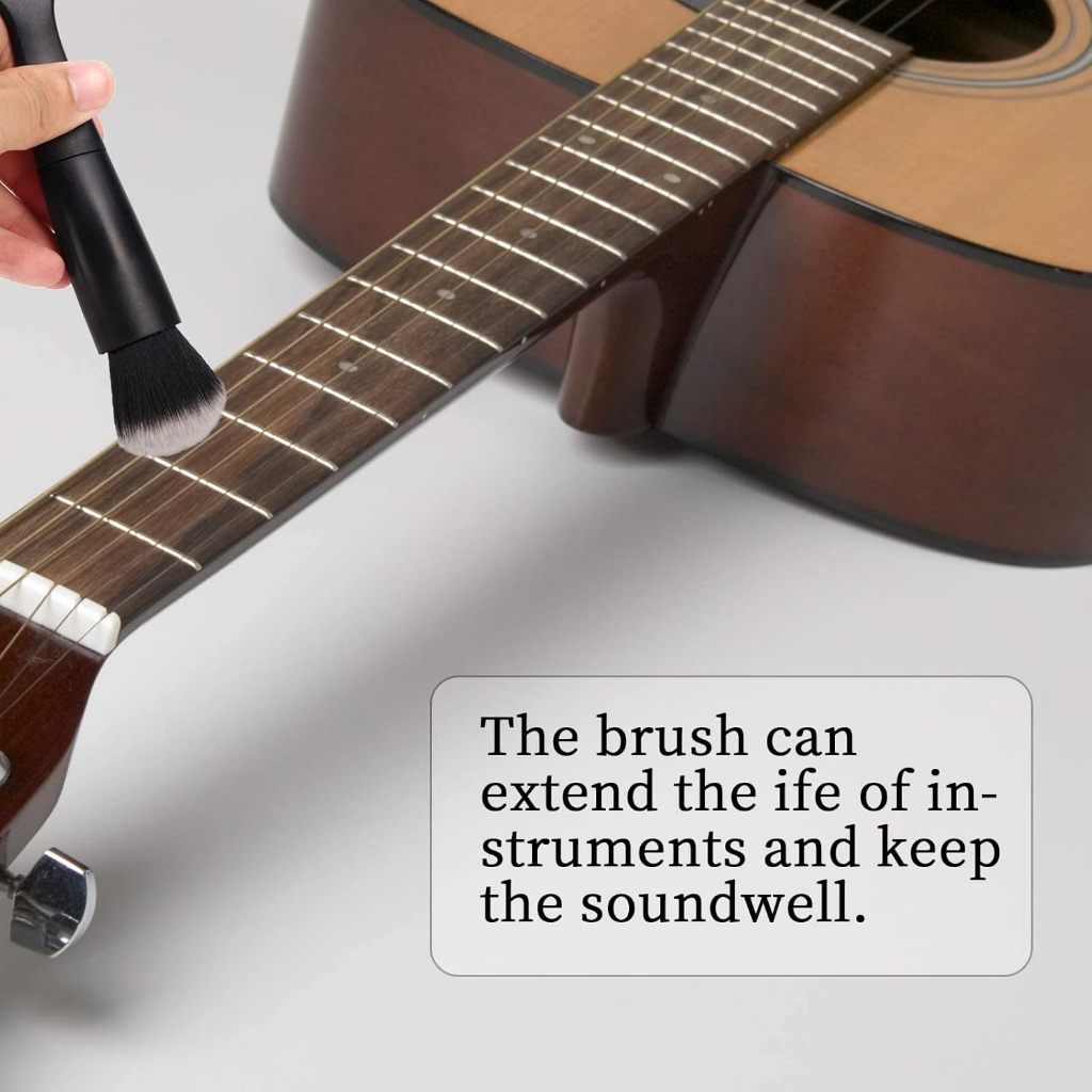 RM DD8079 Dual Head Guitar Instrument Cleaning Brush Dust Remover - Reco Music Malaysia