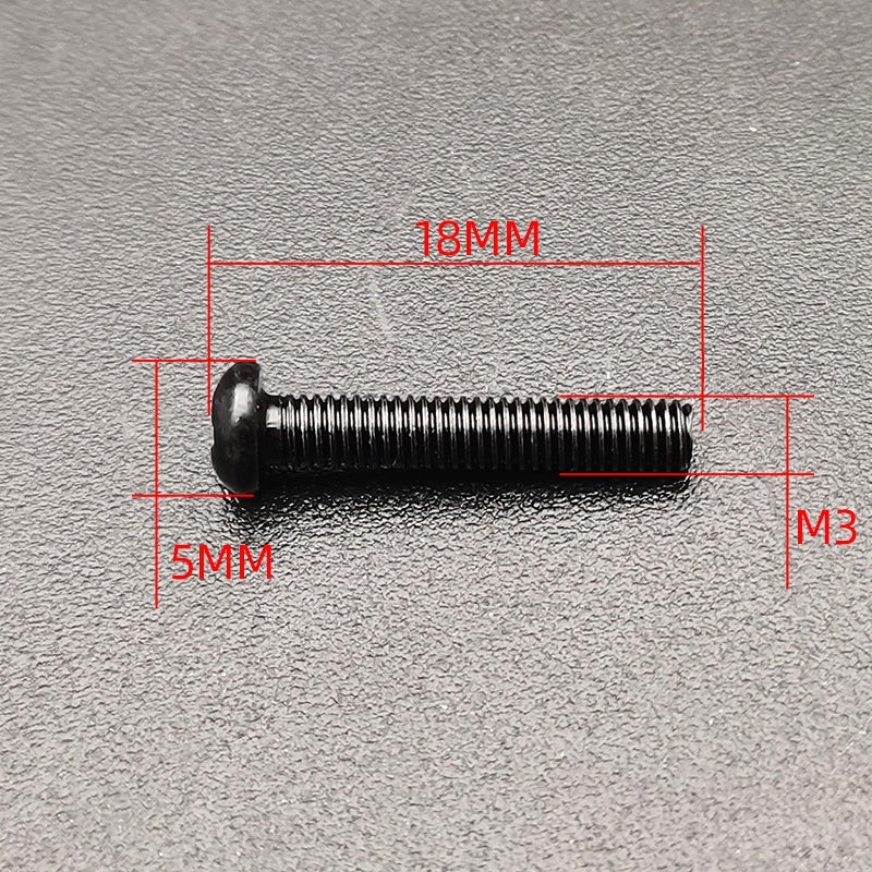 RM GM6656 Electric Guitar Saddle Adjust Screws M3x18mm For Bridge Saddle - Reco Music Malaysia