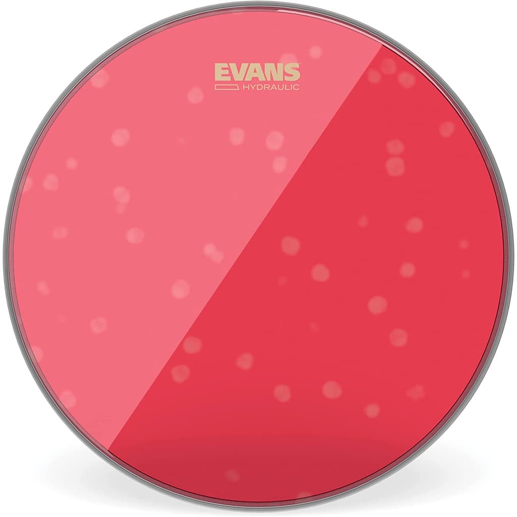 *Evans TT14HR Hydraulic Red CLEAR 14" Drumhead - Reco Music Malaysia