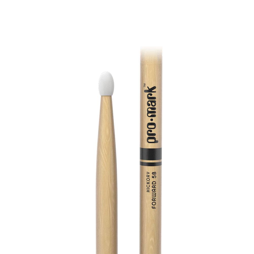 Promark TX5BN Classic Forward Hickory 5B Drumstick, Nylon Tip - Reco Music Malaysia