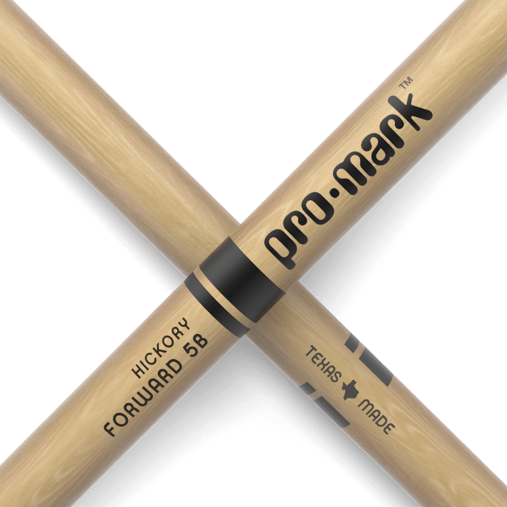 Promark TX5BN Classic Forward Hickory 5B Drumstick, Nylon Tip - Reco Music Malaysia