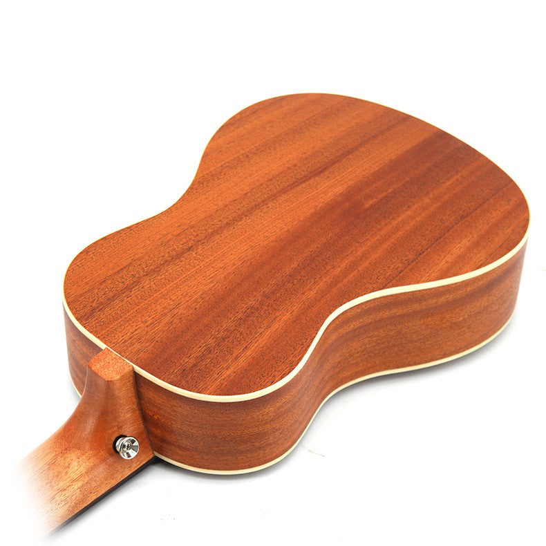 RM 28in 6 String Guitalele with Padded Bag & Acc Nylon String - Dark Brown - Reco Music Malaysia