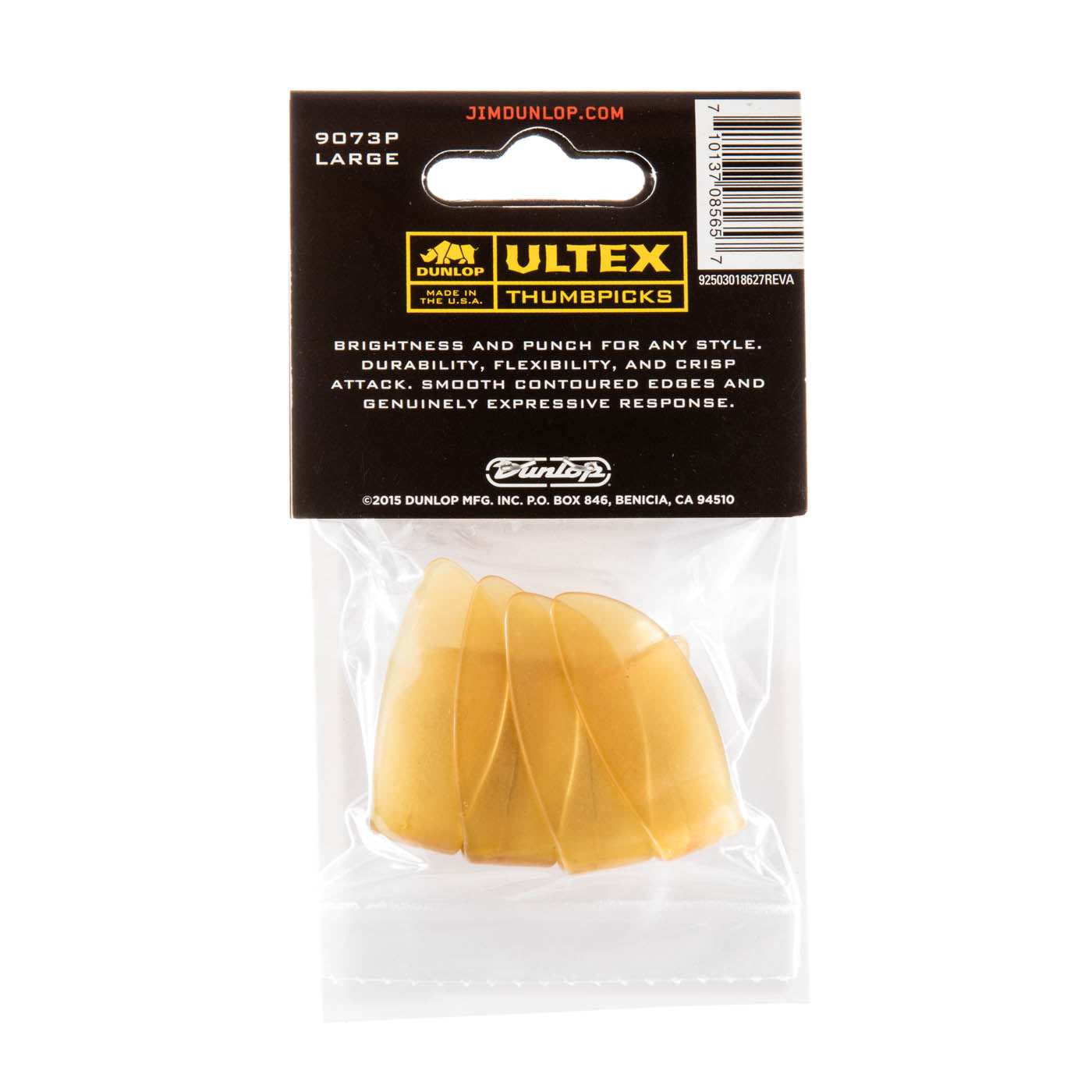 Dunlop 9073P Ultex Guitar Thumbpicks Large - Reco Music Malaysia