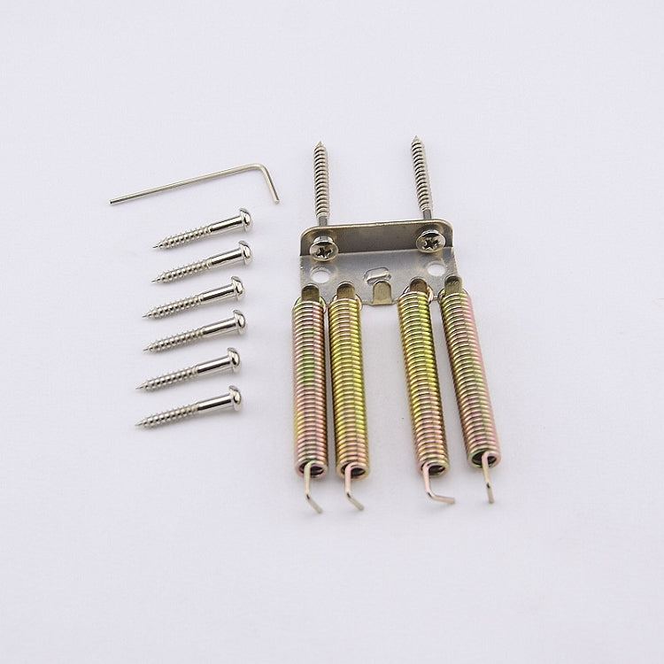 RM GF-1172 Vintage Style Electric Guitar Tremolo Bridge System Set Chrome - Reco Music Malaysia
