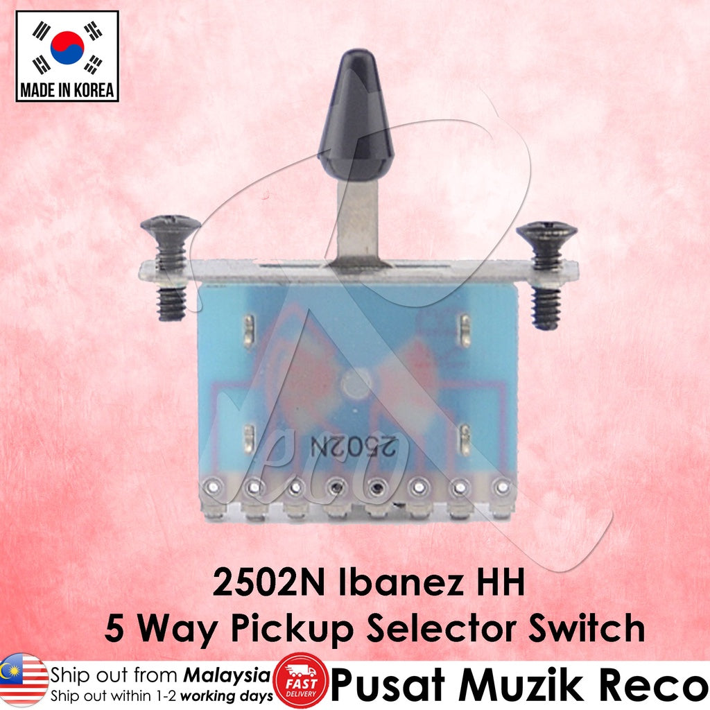 Ibanez 2502N HH 5 Way Pickup Guitar Selector Switch - Reco Music Malaysia