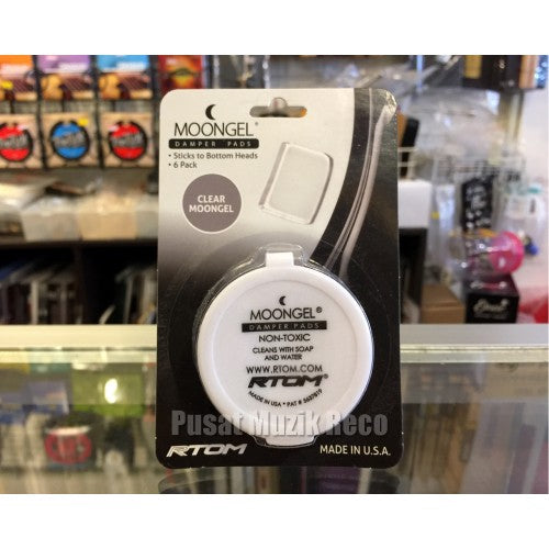 RTOM MoonGel Drum Damper Pad Clear | Reco Music Malaysia