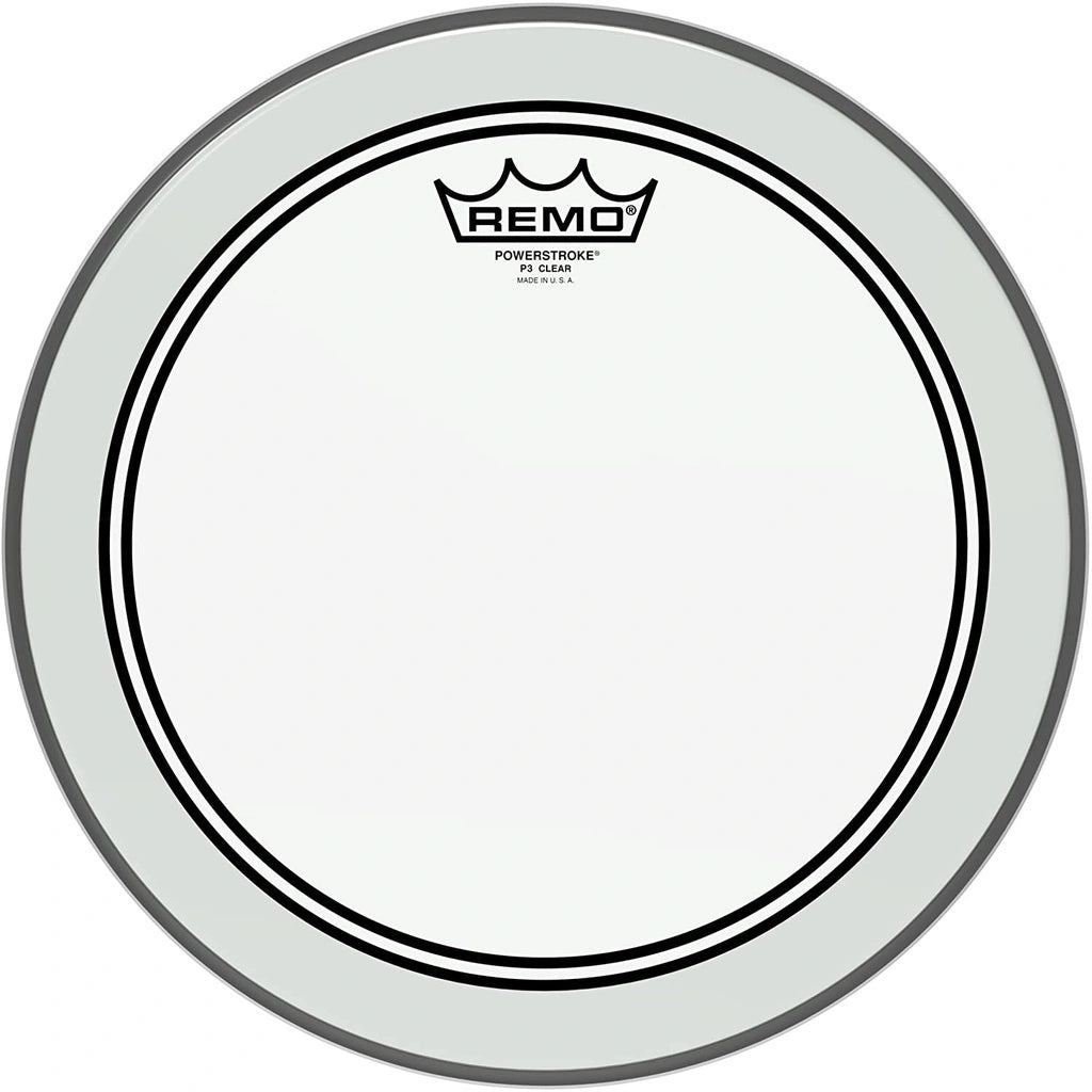 Remo P3-0313-00 Powerstroke P3 13" Clear Tom Drum Head Drum Skin - Reco Music Malaysia