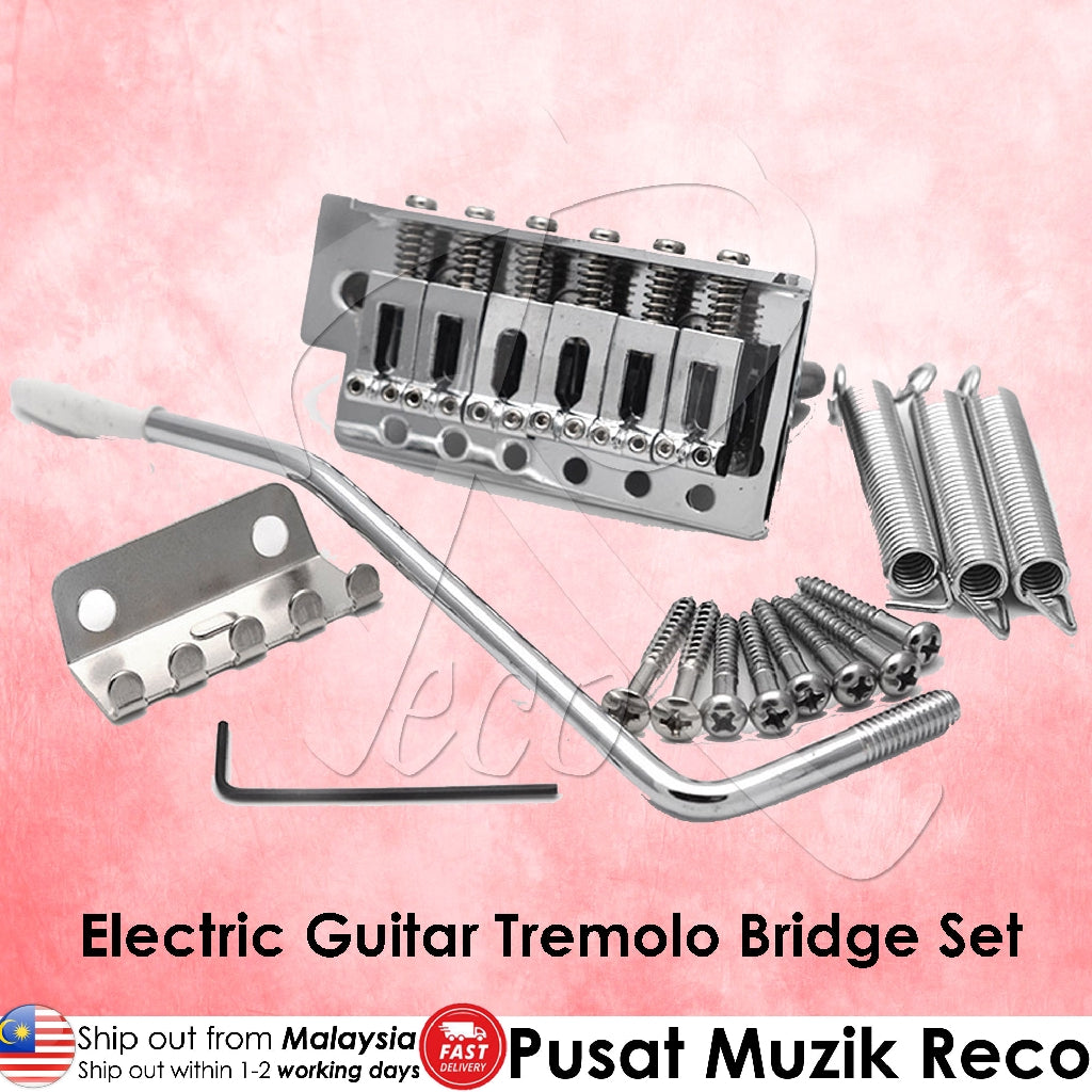RM RTB20 Electric Guitar Tremolo Bridge System Set - Reco Music Malaysia