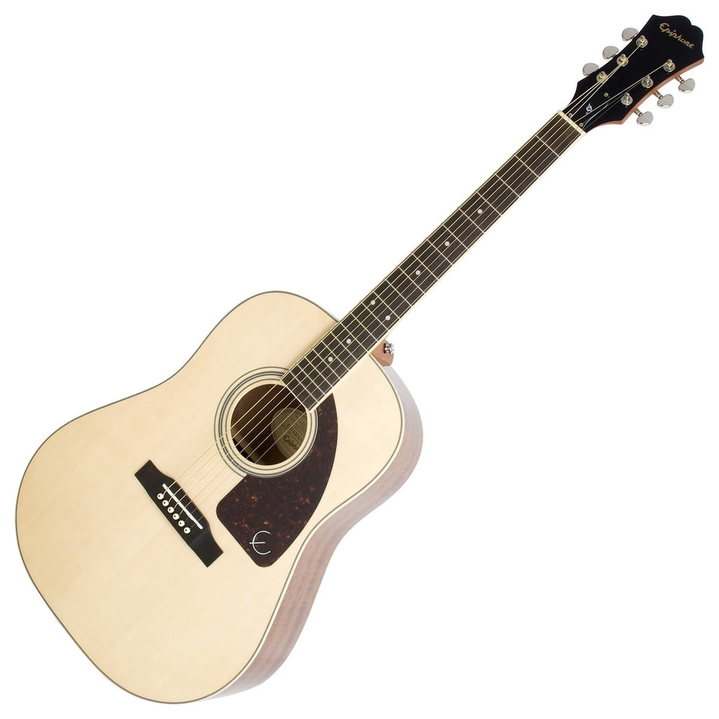 Epiphone AJ220S AJ-220S Advanced Jumbo Solid Top Acoustic Guitar Natural - Reco Music Malaysia