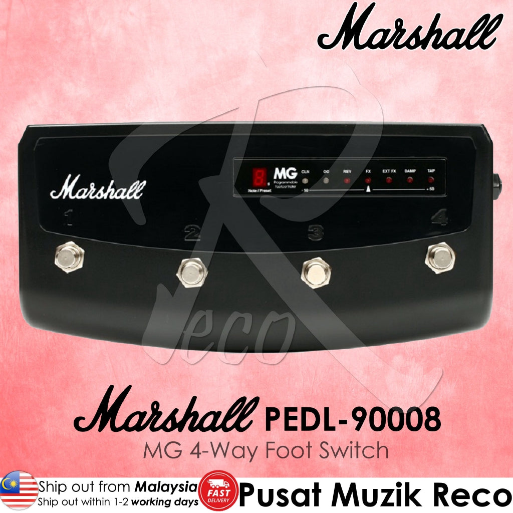 Marshall PEDL-90008 MG 4-Way Footswitch | Reco Music Malaysia