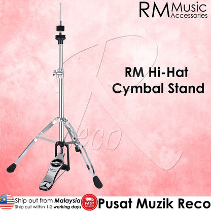 *RM HH200 Double Braced Hi Hat Hi-Hat Drum Cymbal Stand - Reco Music Malaysia