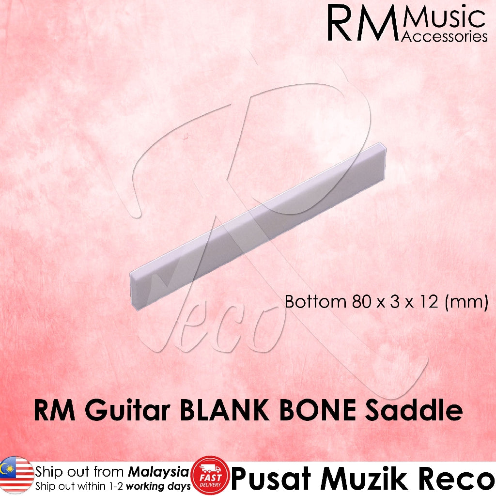 RM GF-0786 Acoustic Guitar BLANK BONE Nut / Saddle