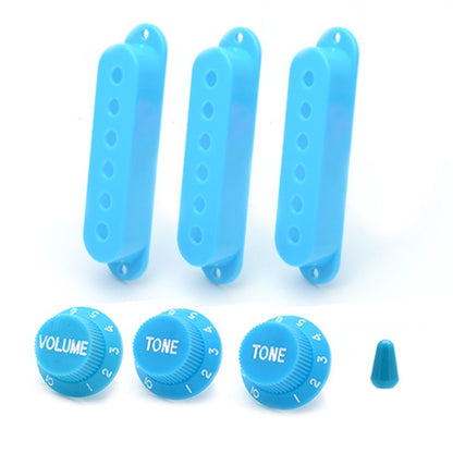 RM GM5320 Electric Guitar SSS Plastic Pickup Cover with Knob and Switch Tip 48mm 50mm 52mm
