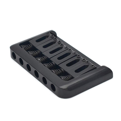 RM Electric Guitar Fixed Bridge Hardtail Guitar Bridge 76.5mm x 44.5mm, Black - Reco Music Malaysia