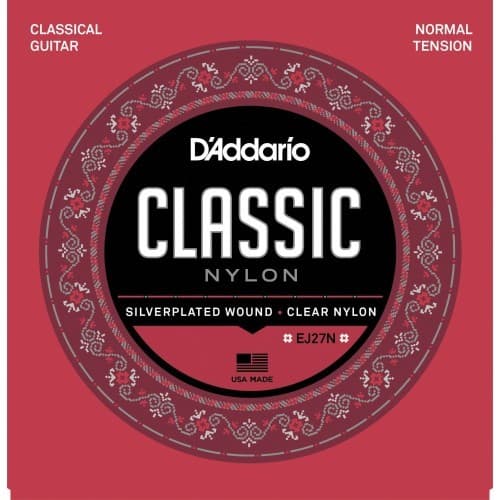 *D’addario EJ27N Nylon Classical Guitar Strings, Normal Tension - Reco Music Malaysia