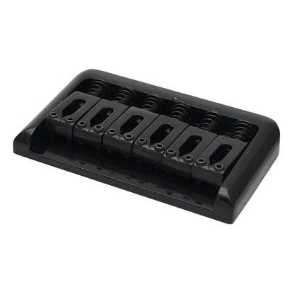 RM Electric Guitar Fixed Bridge Hardtail Guitar Bridge 76.5mm x 44.5mm, Black - Reco Music Malaysia