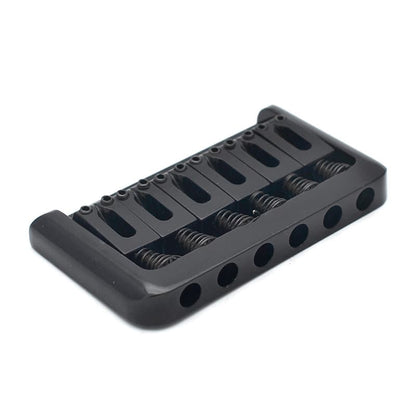 RM Electric Guitar Fixed Bridge Hardtail Guitar Bridge 76.5mm x 44.5mm, Black - Reco Music Malaysia