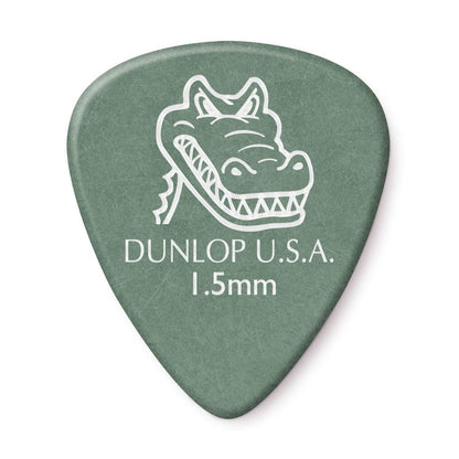 *Jim Dunlop 417P150 Gator Grip 1.50mm Guitar Picks, Green - Reco Music Malaysia