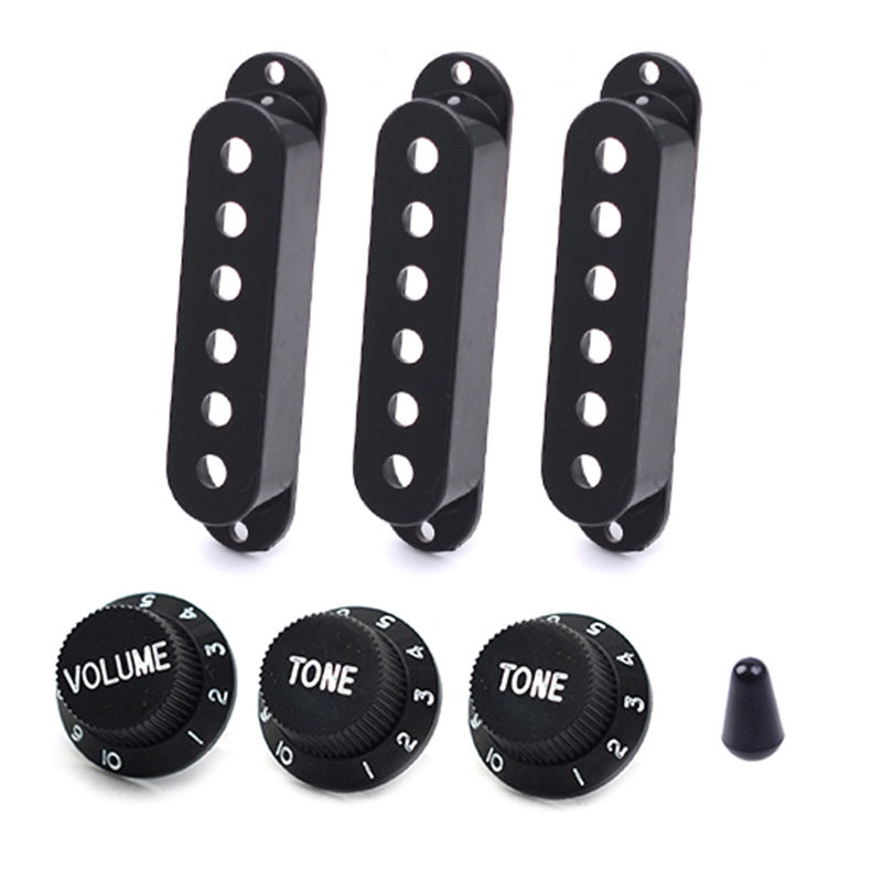 RM GM5320 Electric Guitar SSS Plastic Pickup Cover with Knob and Switch Tip 48mm 50mm 52mm
