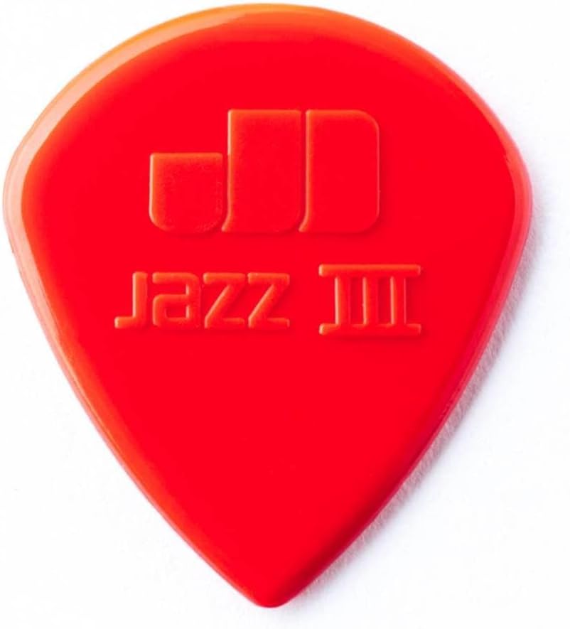 Jim Dunlop 47P3N Nylon Jazz III 1.38mm Guitar Picks Player Pack, 6pcs/Pack - Reco Music Malaysia
